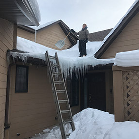 Roof Snow & Ice Dam Removal